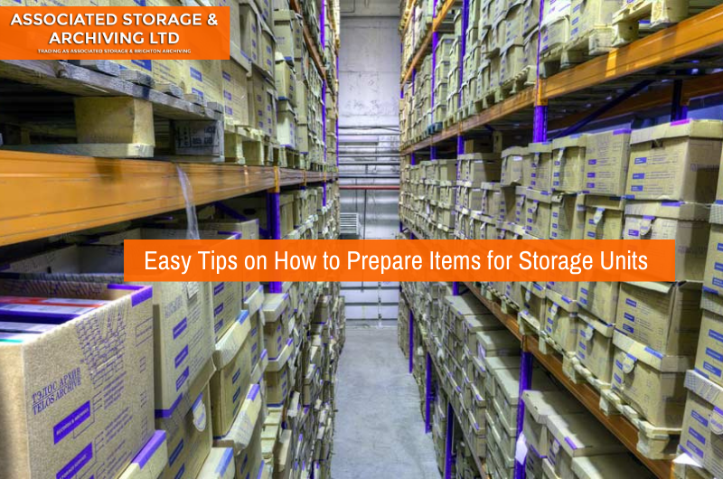 Easy Tips on How to Prepare Items for Storage Units