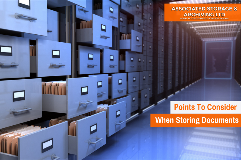 Need Business Storage? Points To Consider When Storing Documents